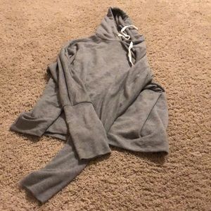 gray hoodie